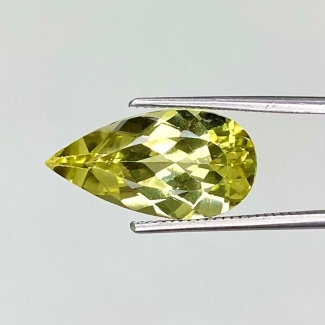  3.50 Cts. Green Beryl 15.5x8mm Faceted Pear Shape AAA Grade Loose Gemstone - Total 1 Pc.