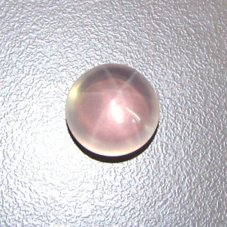 14.33 Carat Star Rose Quartz 15mm Smooth Round Shape AAA Grade Loose Cabochon - Total 1 Pc.