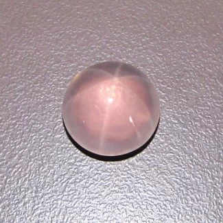 17.51 Carat Star Rose Quartz 16mm Smooth Round Shape AAA Grade Loose Cabochon - Total 1 Pc.