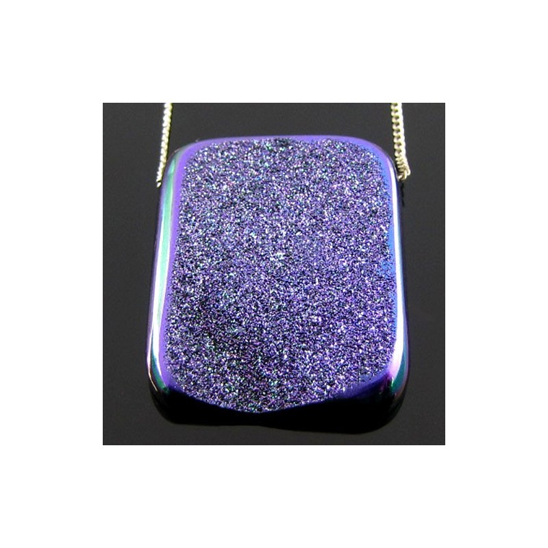 37 Ct. Violet Blush Color 29x23mm Cushion Shape Drusy Quartz