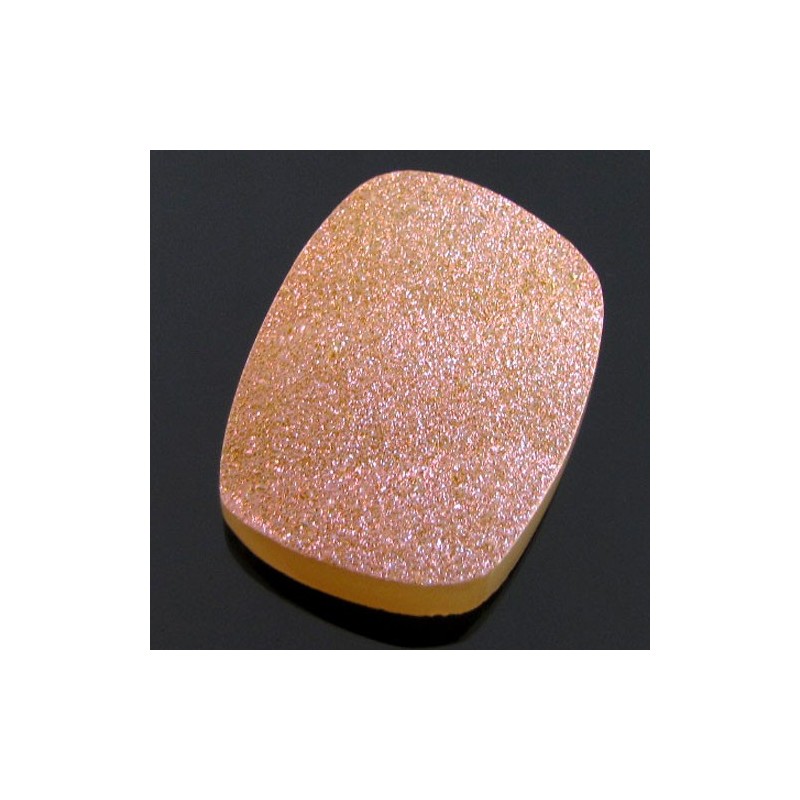 59.05 Ct. Azalea Pink Color 33x24mm Cushion Shape Drusy Quartz