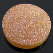 31 Carat Drusy Quartz 25mm  Round Shape AAA Grade Loose Cabochon - Total 1 Pc.