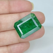  19.50 Cts. Emerald 22.02x16.52mm Step Cut Octagon Shape A Grade Loose Gemstone - Total 1 Pc.