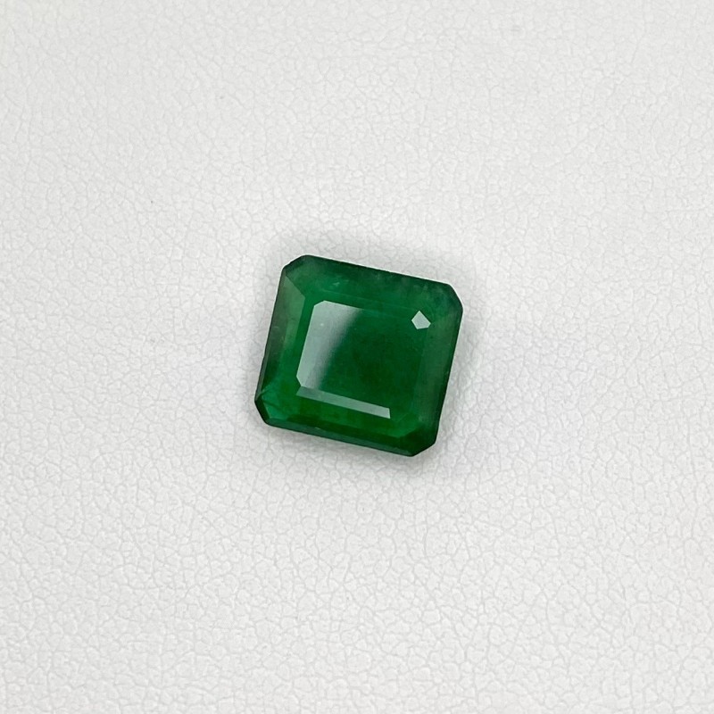 Emerald Step Cut Octagon Shape Loose Gemstone - 9.5x10mm - 1 Pc. - 3.38 Cts.