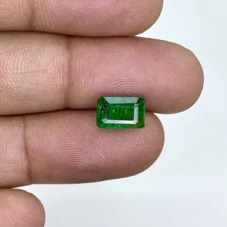 2 Cts. Emerald 8.72x5.85mm Step Cut Octagon Shape A Grade Loose Gemstone - Total 1 Pc.